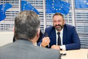 Beccari a la Comissió Europea, l’any passat.
