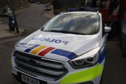 Un cotxe patrulla de la policia.