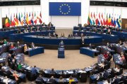 Els diputats europeus, en una sessió de la cambra.