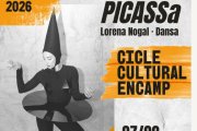Cartell de l'actuació de la ballarina Lorena Nogal al Cicle Cultural d'Encamp.