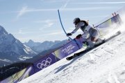 Carla Mijares, a l’eslàlom femení dels Jocs Olímpics de Cortina.