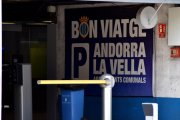 Un aparcament d’Andorra la Vella.
