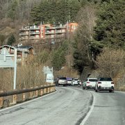 Carretera on s'ha produït el sinistre