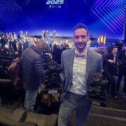 Edgar Montellà durant la “Gala de Campeones”.