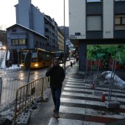 Obres a l’avinguda Joan Martí.