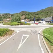 La rotonda dels bombers de la Seu .