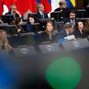 Votació, l’11 de febrer, al Parlament Europeu.