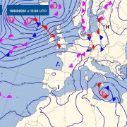 L'anticicló sobre Andorra.