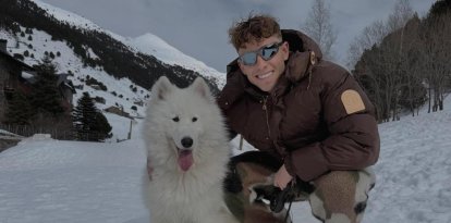 Fermín López passa uns dies a Canillo per desconnectar.