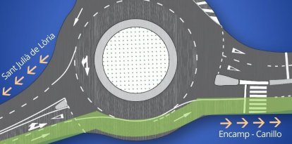 El nou funcionament de la rotonda de Prada Casadet.