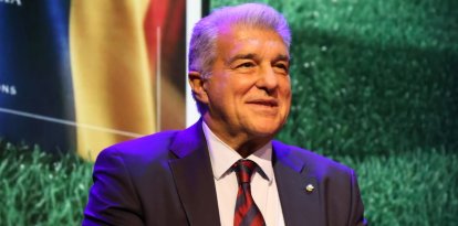 El president de l'FC Barcelona, Joan Laporta, en una visita al novembre a Andorra