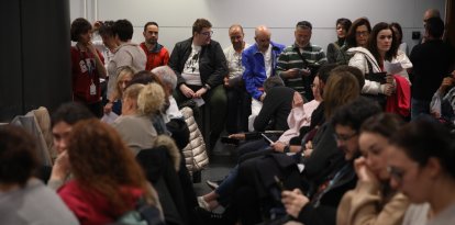 Una assemblea del SAAS.