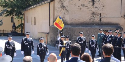 Agents de circulació de La Massana, en una imatge d'arxiu.