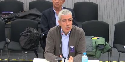 L’exconseller delegat de Banca Privada d’Andorra (BPA), Joan Pau Miquel, declarant a l'Audiència Nacional aquest matí.