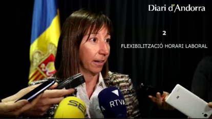 La ministra Eva Descarrega explica les concessions que s'han fet des de Govern