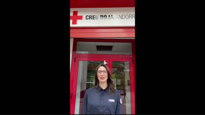 El missatge de treballadors i col·laboradors de la Creu Roja Andorrana
