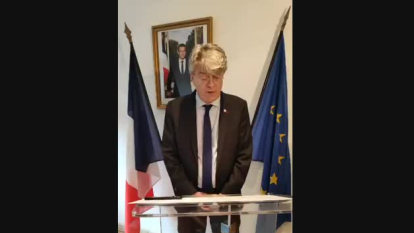 Missatge de l'ambaixador francès a Andorra, Jean Tribolet