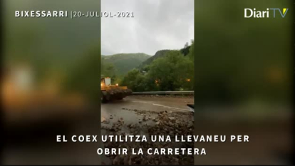 Llevaneus a Bixessarri el 20 de juliol per esllavissades de rocs