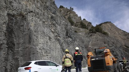 Despreniments de rocs a Racons, a Canillo