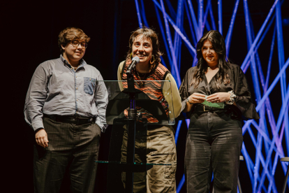 Un moment del festival amb Jan Martí a l'esquerra