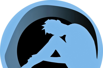 Dibuix d'una persona deprimida