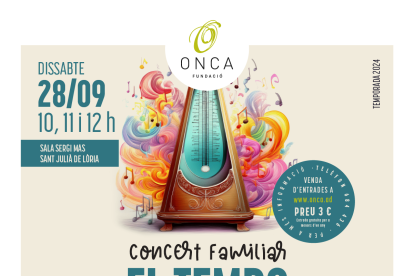 El cartell de l'espectacle que es podrà veure el dia 28 de setembre