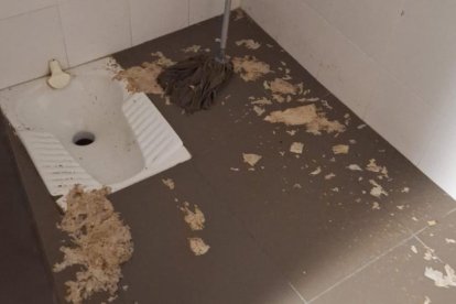 Excrements al despatx de policia de la duana