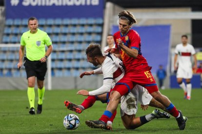 La selecció sub 21 perd per la mínima (1-2) amb Portugal