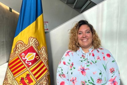 La presidenta del Fòrum de la Joventut, Lisa Cruz.