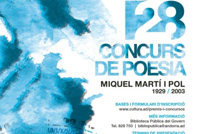 Cartell del concurs de poesia