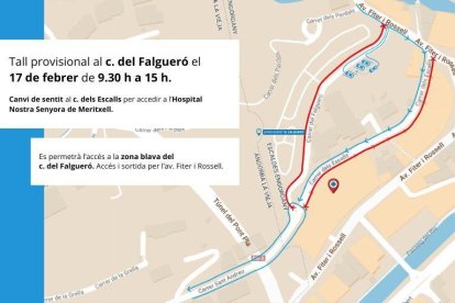 Talls al carrer del Falgueró
