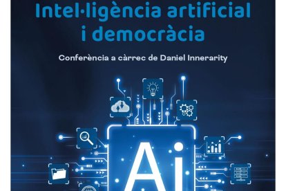 Cartell de la conferència a càrrec de Daniel Innerarity