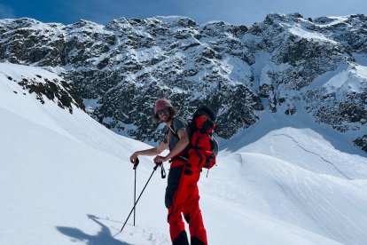 Tomi Moreno durant la seva estada a Suïsa