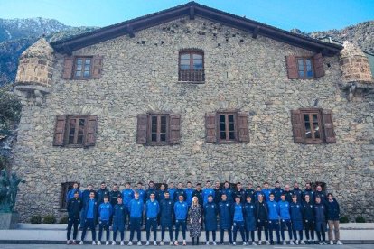 l'FC Andorra visita Casa de la Vall