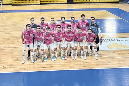 Els jugadors del conjunt encampadà.
