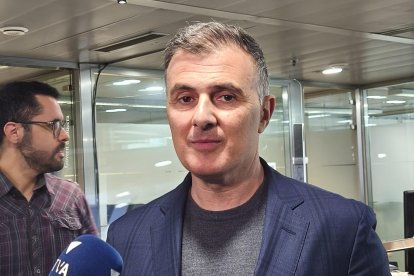 El ministre de Funció Pública i Transformació digital, Marc Rossell, durant la roda de premsa.