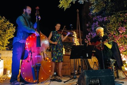 El Trio Baboons en concert.
