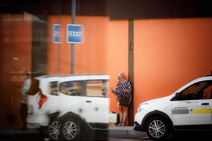 Un taxi elèctric a Andorra