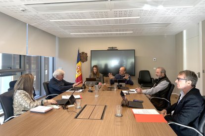 Una de les darreres sessions de treball del Consell Superior de la Justícia.