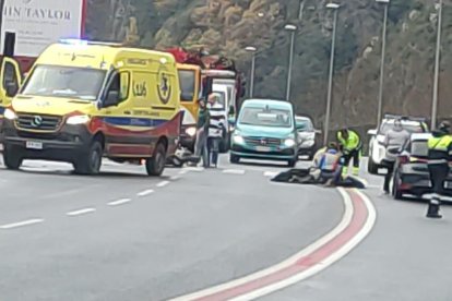 Ambulància accident Encamp