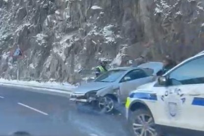 Accident a l'Aldosa de Canillo.