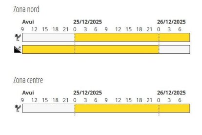 Avís groc per neu arreu del Principat a partir de la mitjanit.