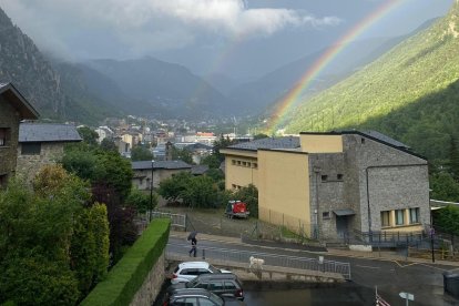 L’arc de Sant Martí en una tarda de pluja.