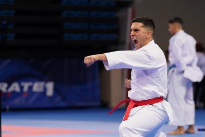 El kareteka Sílvio Moreira.