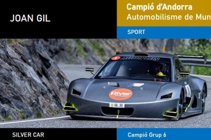 Joan Gil ha estat guardonat com a campió d'Andorra d'Automobilisme de Muntanya.