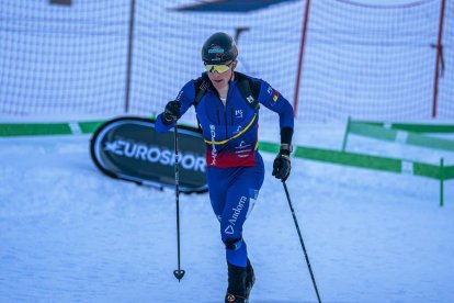 Oriol Olm, en un esprint anterior d’aquest curs.