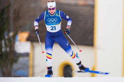 Gina del Rio, a la cursa d’ahir.