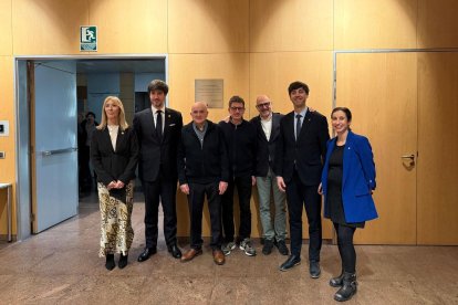 Representats institucionals a al Centre de Congressos d'Andorra la Vella.