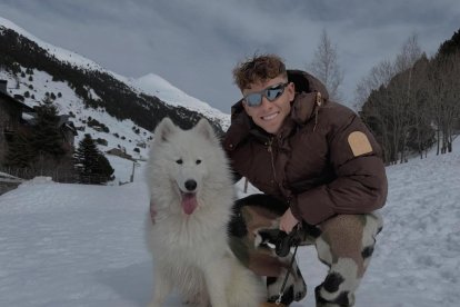 Fermín López passa uns dies a Canillo per desconnectar.