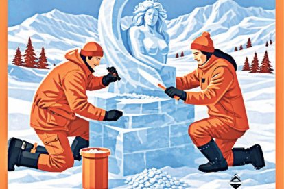 Cartell del concurs escultures de neu